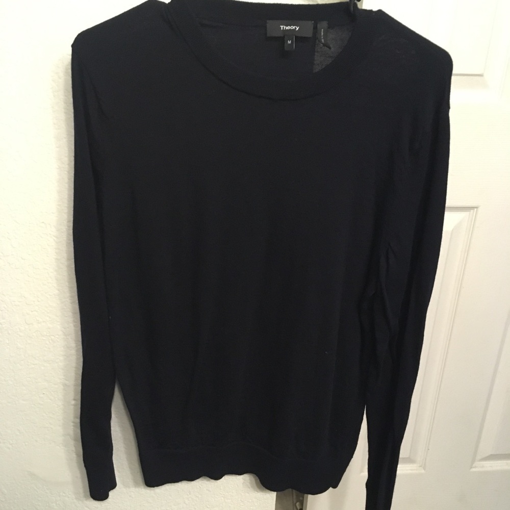 Theory men’s dark blue dress sweater